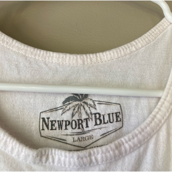 Newport Beach Happy Hour Party Like An Animal Graphic Tank Men's L - Picture 7 of 7